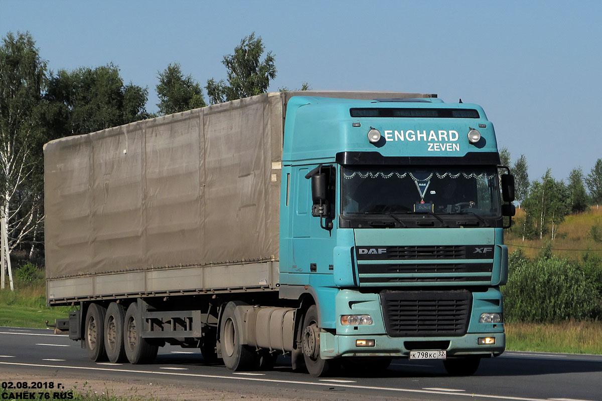 Брянская область, № К 798 КС 32 — DAF XF95 FT