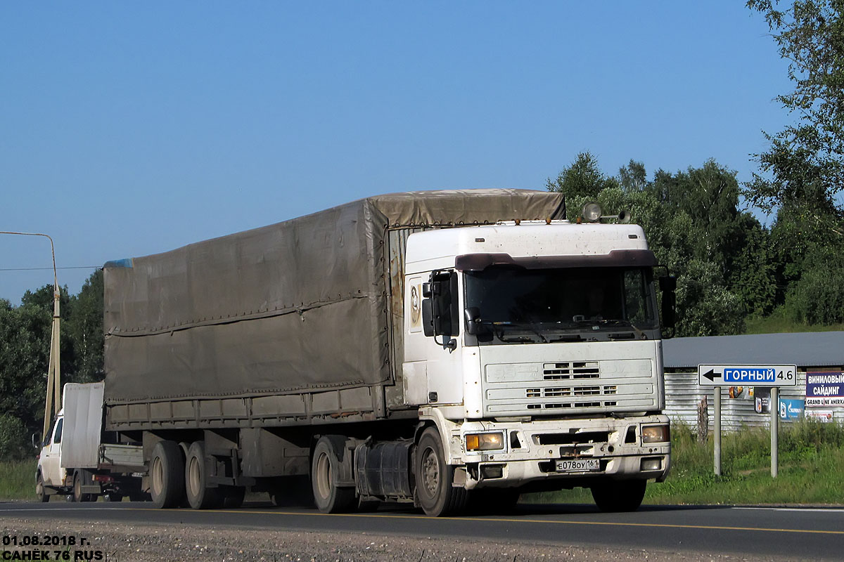 Ростовская область, № Е 078 ОУ 161 — DAF 95 FT