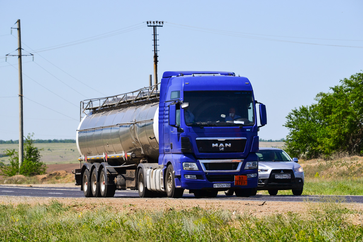 Краснодарский край, № С 102 ЕТ 123 — MAN TGX ('2007) 18.440