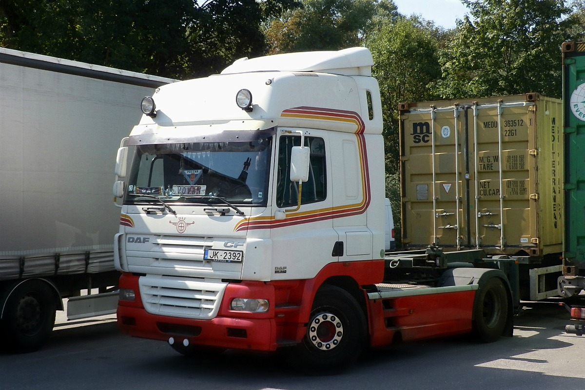 Латвия, № JK-2392 — DAF CF85 FT