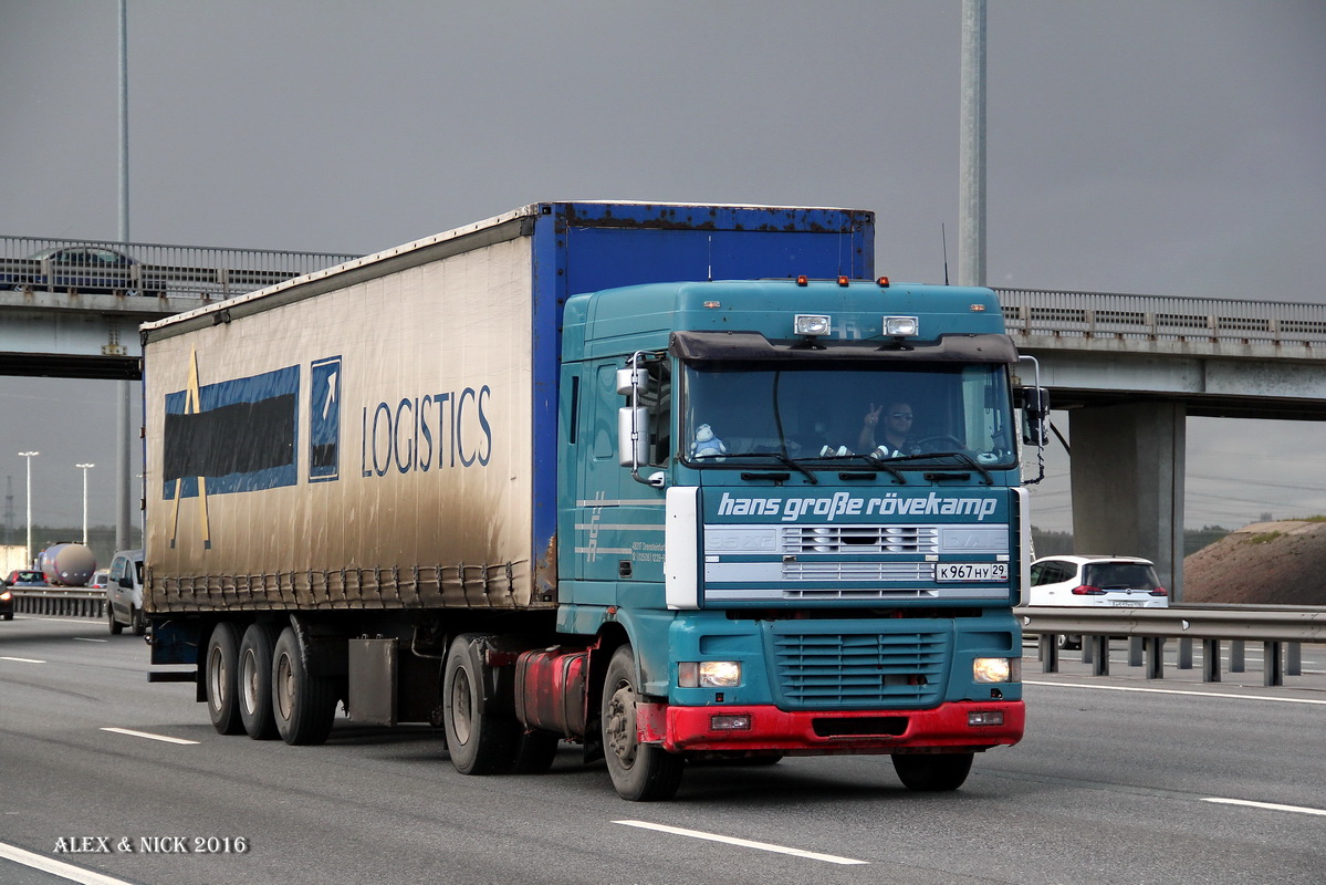 Архангельская область, № К 967 НУ 29 — DAF 95XF FT