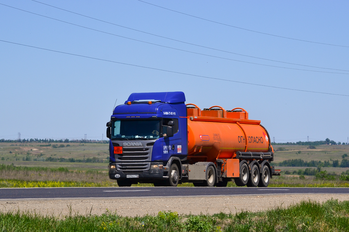 Татарстан, № У 074 СС 116 — Scania ('2013) G400