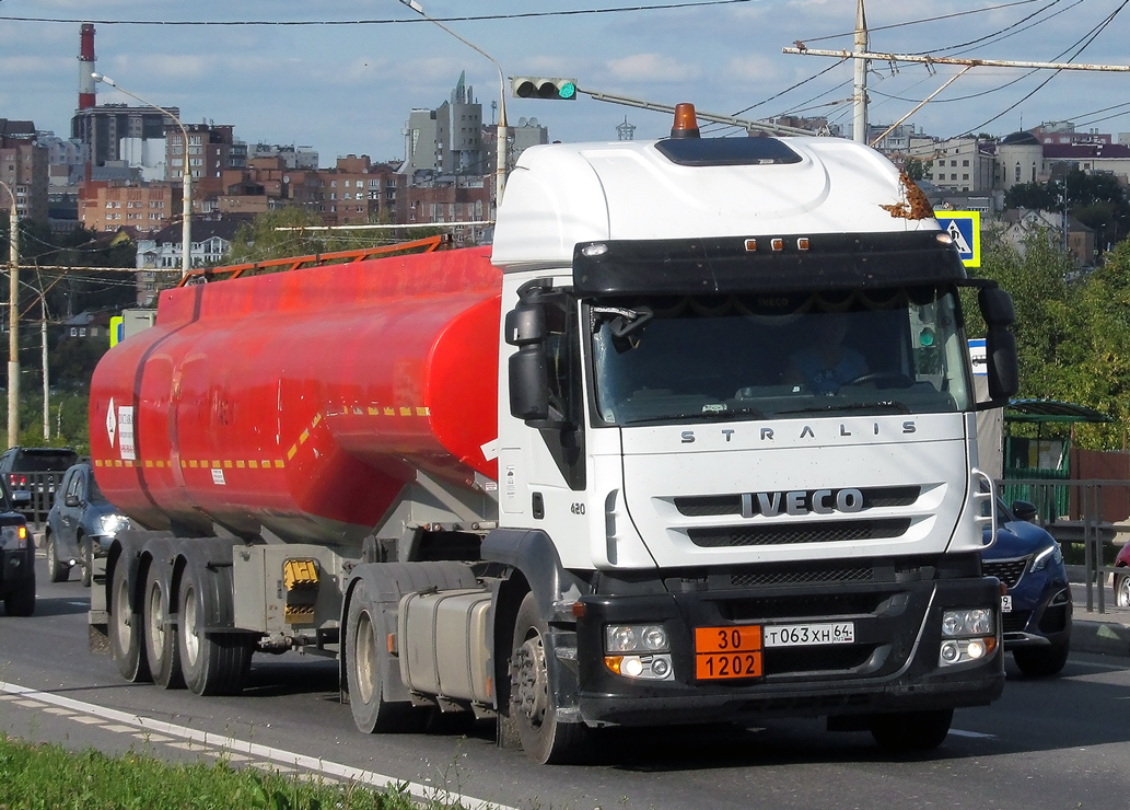 Саратовская область, № Т 063 ХН 64 — IVECO Stralis ('2007) 420