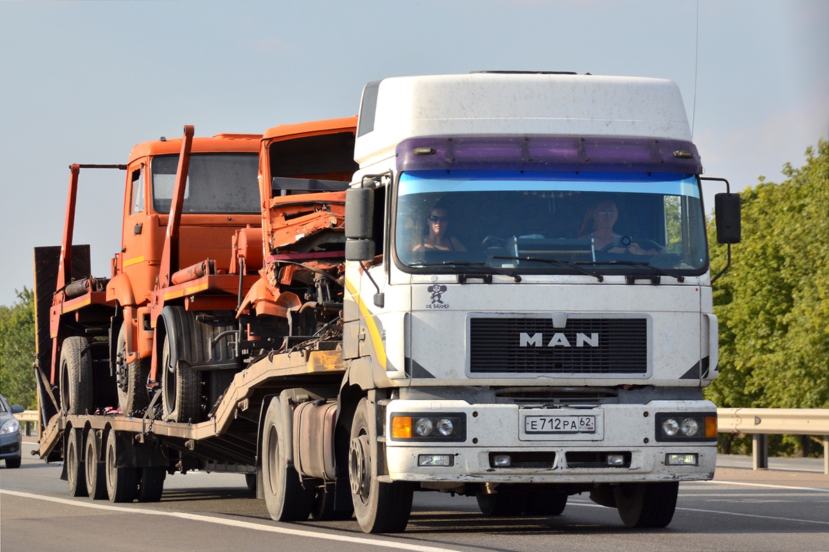 Рязанская область, № Е 712 РА 62 — MAN F2000 (общая модель)