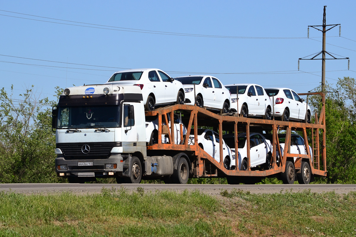 Самарская область, № В 643 ВК 163 — Mercedes-Benz Actros ('1997) 1840