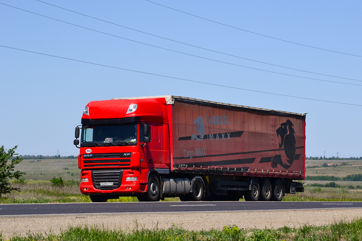 Челябинская область, № Т 629 НТ 174 — DAF XF105 FT