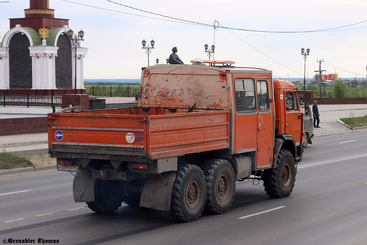 Саха (Якутия), № К 619 ЕУ 14 — КамАЗ-43114-15 [43114R]