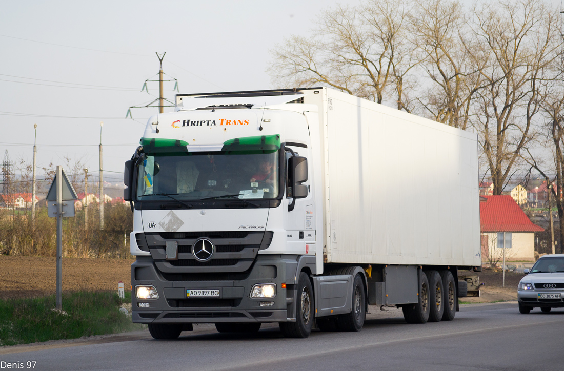 Закарпатская область, № АО 9897 ВС — Mercedes-Benz Actros ('2009) 1846