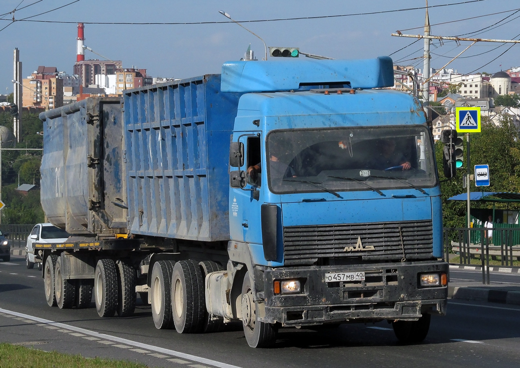 Калужская область, № О 457 МВ 40 — МАЗ-6312A8