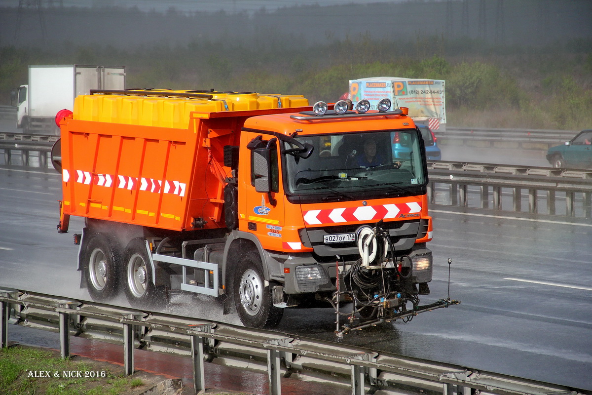 Санкт-Петербург, № В 027 ОУ 178 — Mercedes-Benz Actros '09 3336 [Z9M]