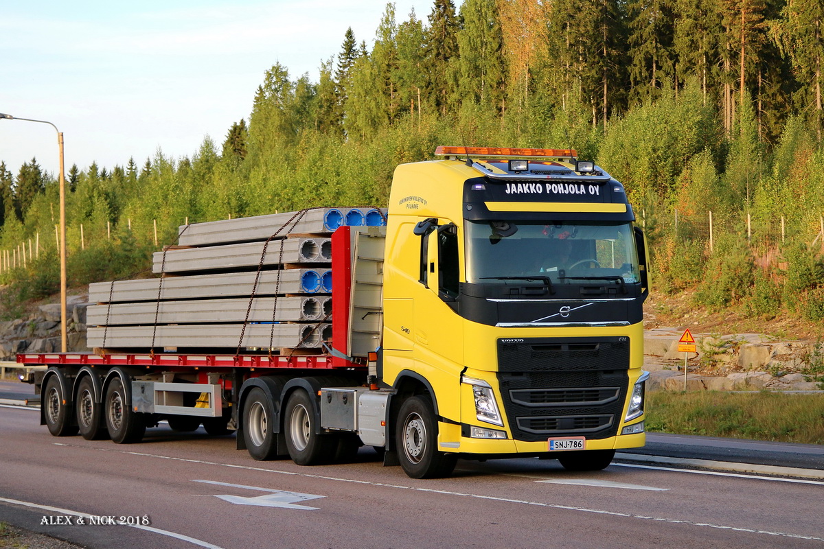 Финляндия, № SNJ-786 — Volvo ('2012) FH.540