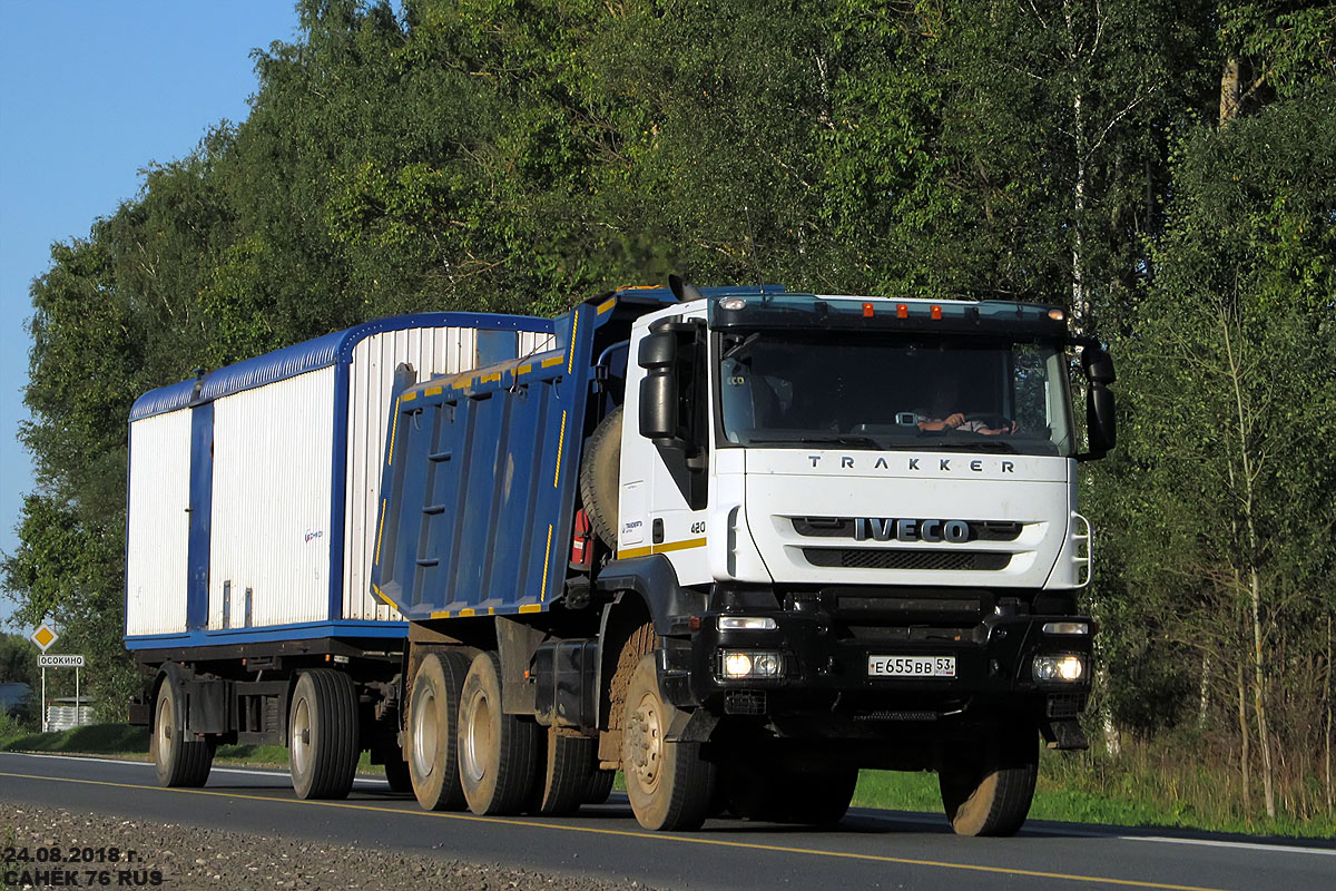 Новгородская область, № Е 655 ВВ 53 — IVECO-AMT Trakker ('2007)