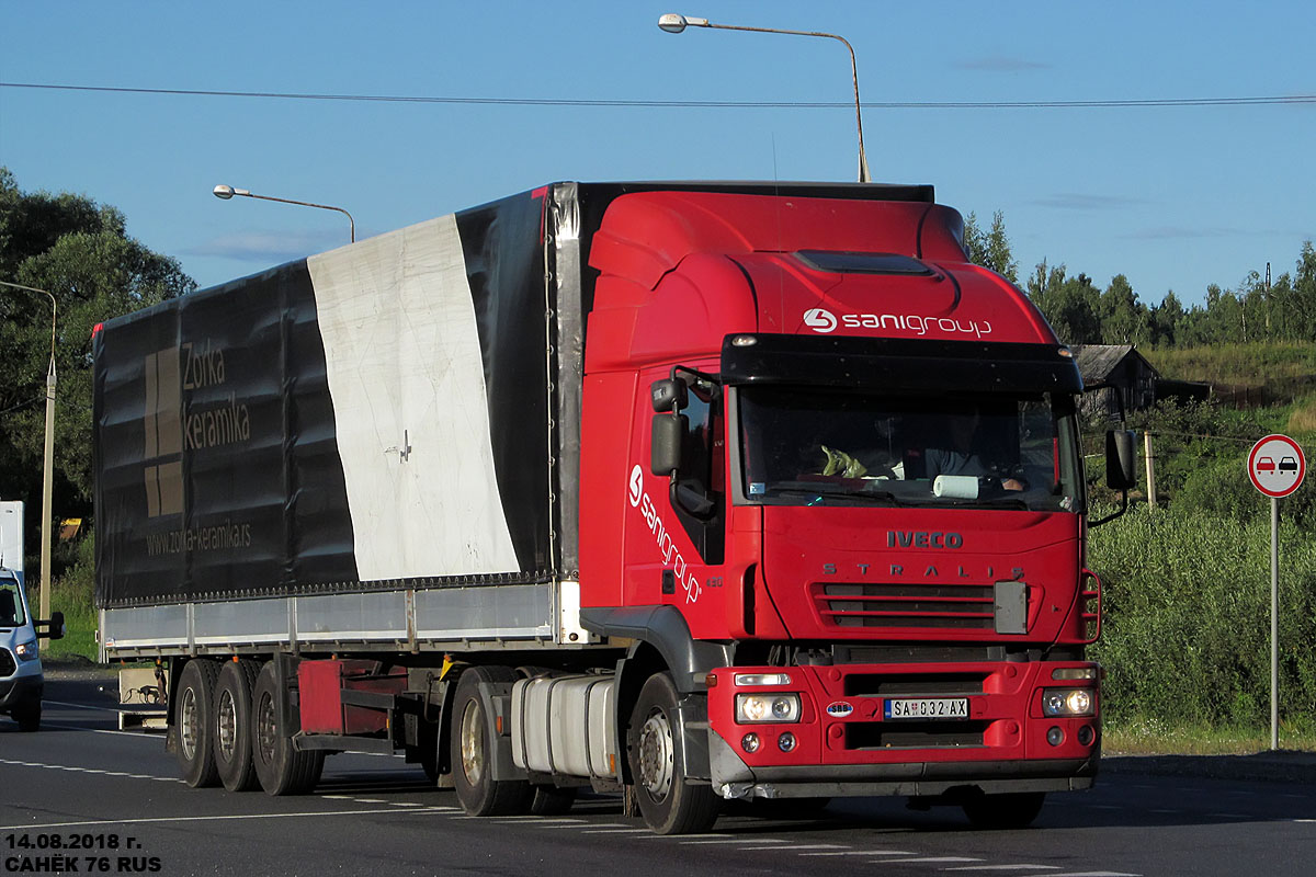 Сербия, № ŠA 032-AX — IVECO Stralis ('2002) 430