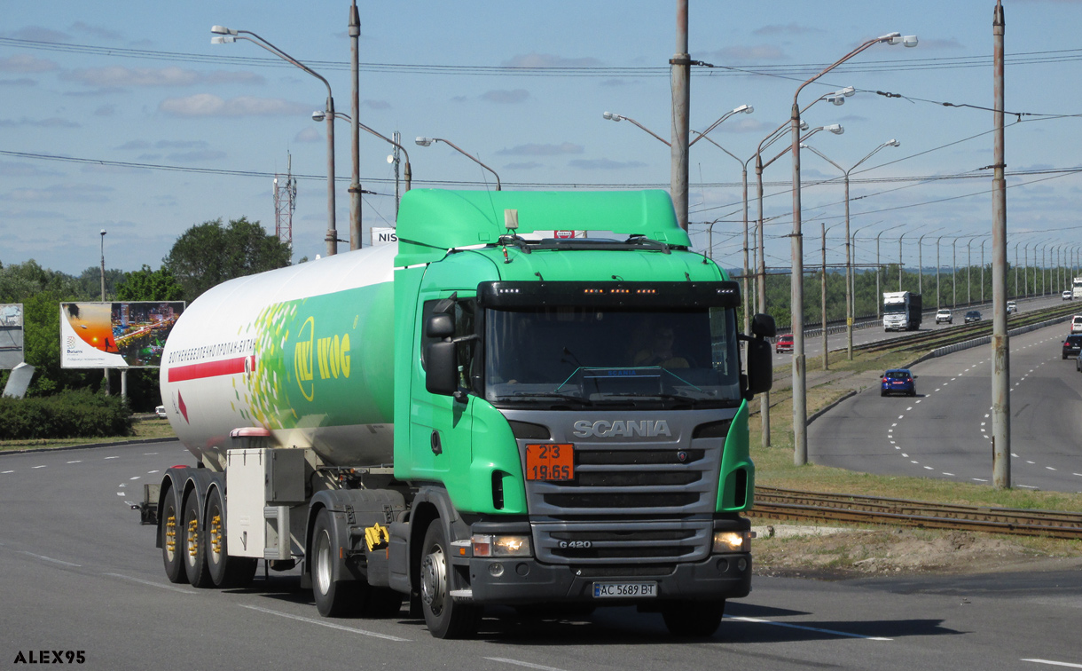 Волынская область, № АС 5689 ВТ — Scania ('2009) G420