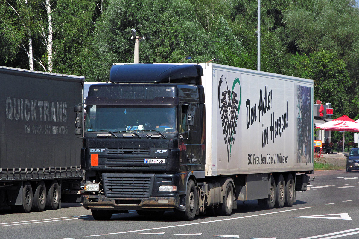 Молдавия, № FRK 438 — DAF XF95 FT