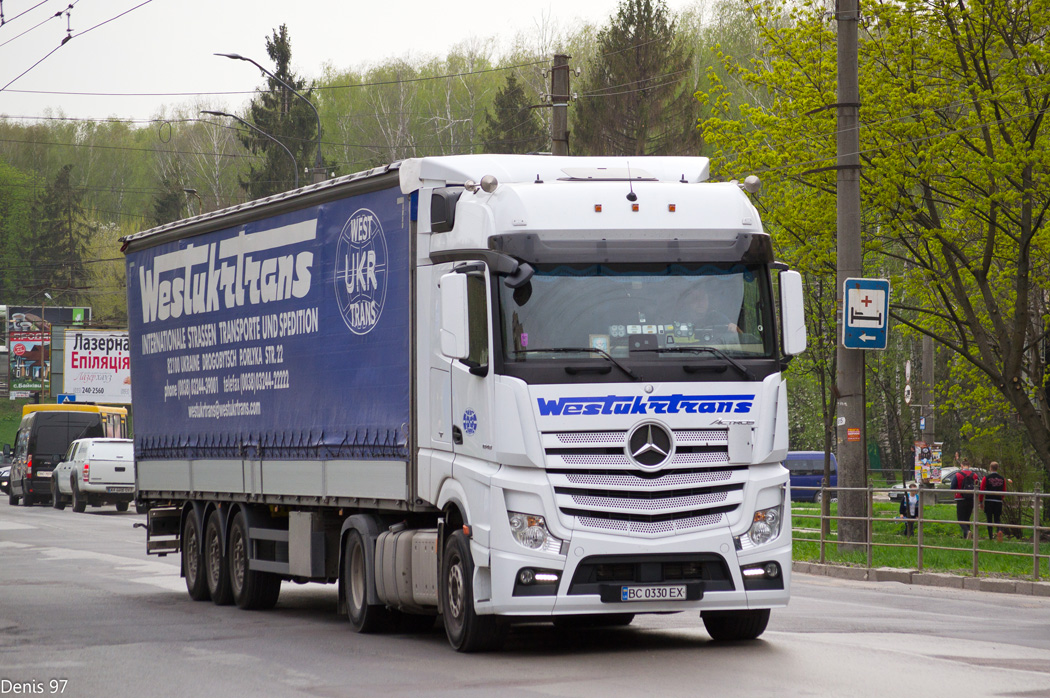 Львовская область, № ВС 0330 ЕХ — Mercedes-Benz Actros ('2011) 1848