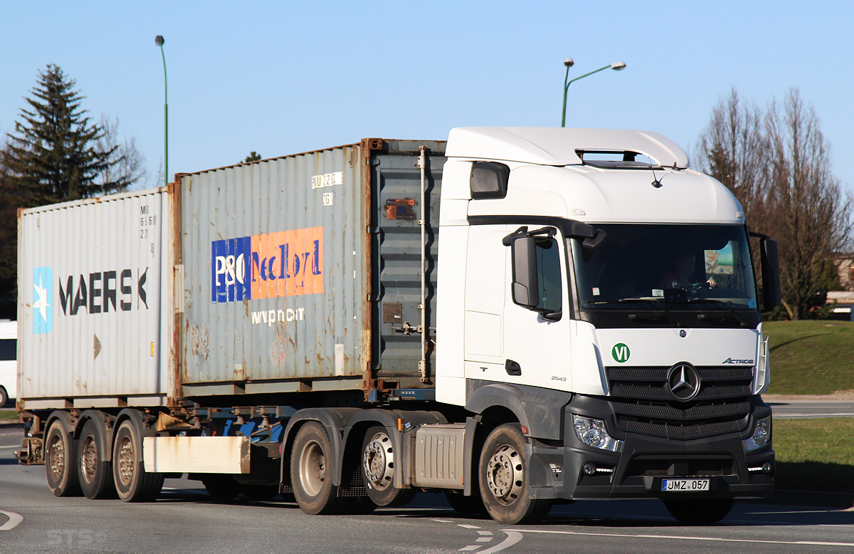 Литва, № JMZ 057 — Mercedes-Benz Actros ('2011) 2543