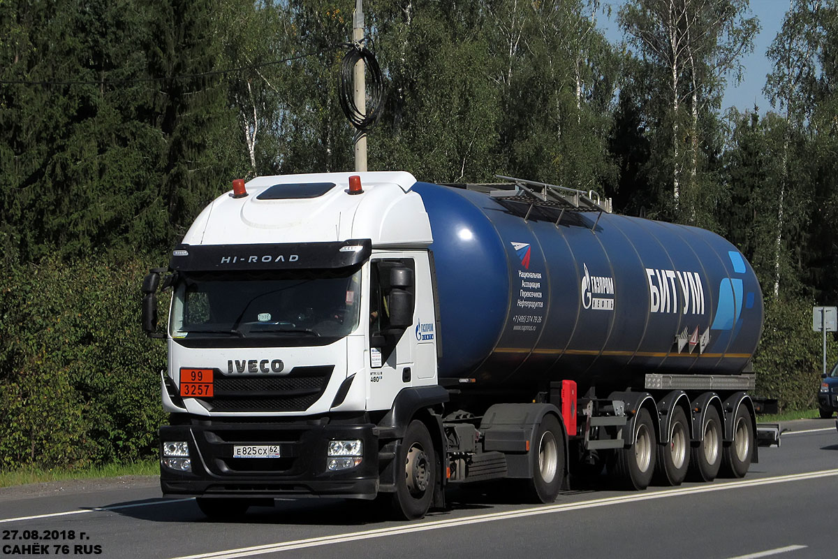 Рязанская область, № Е 825 СХ 62 — IVECO Stralis ('2012) 460