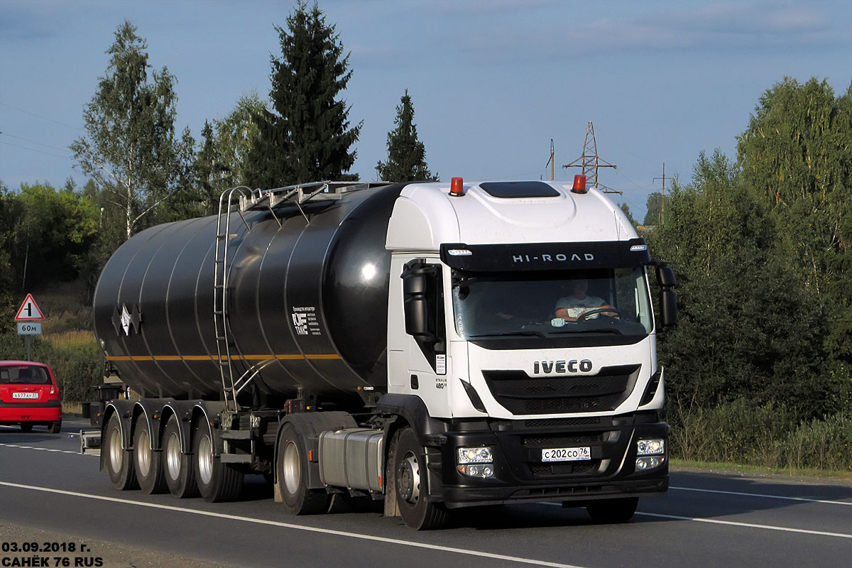 Ярославская область, № С 202 СО 76 — IVECO Stralis ('2012)