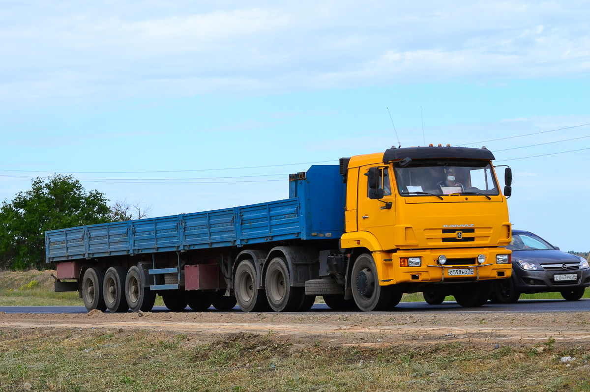 Волгоградская область, № С 598 ЕО 34 — КамАЗ-65116-N3