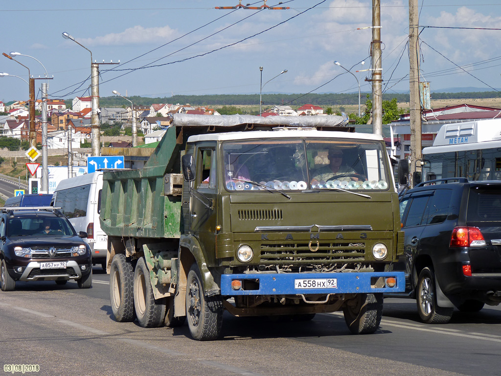 Севастополь, № А 558 НХ 92 — КамАЗ-5511