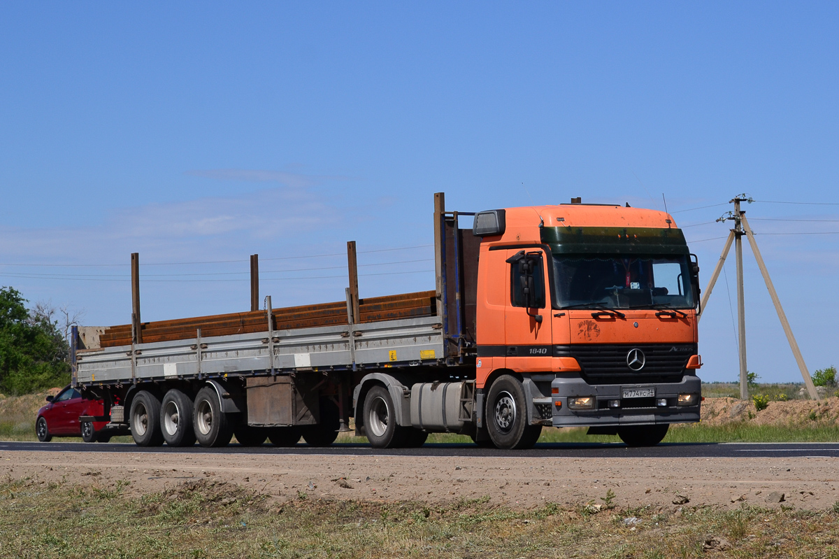 Волгоградская область, № М 774 РС 34 — Mercedes-Benz Actros ('1997) 1840