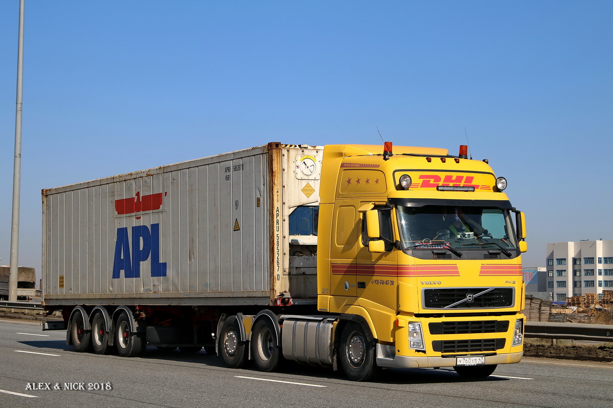 Ленинградская область, № У 760 ХВ 47 — Volvo ('2002) FH12.460