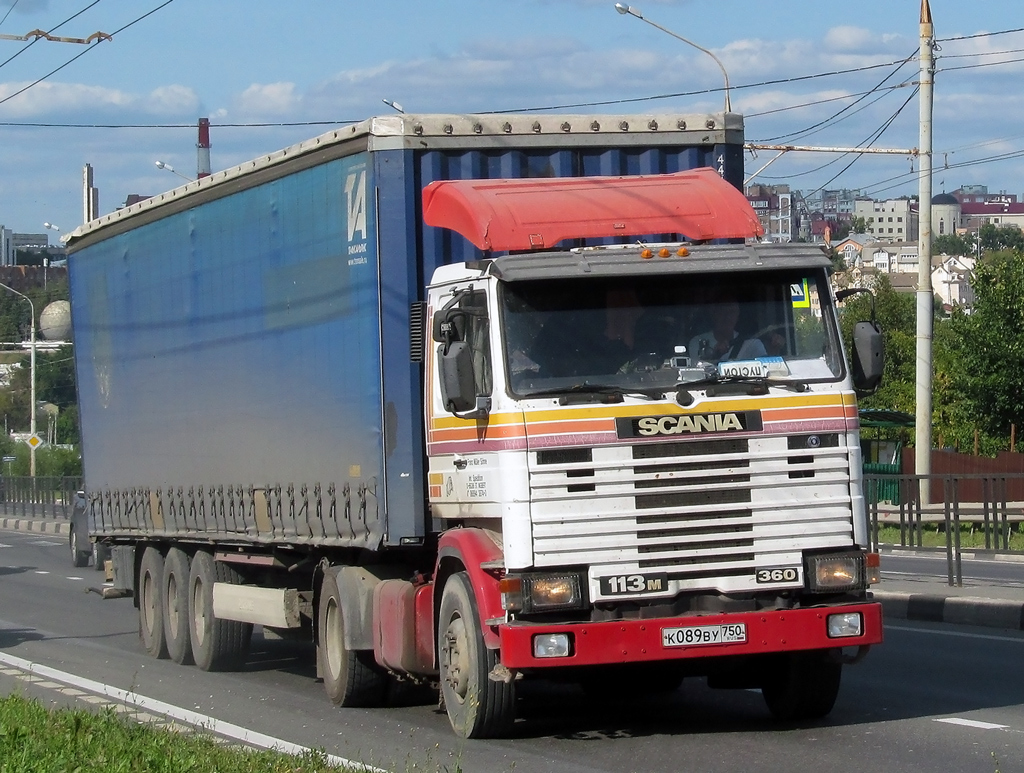 Московская область, № К 089 ВУ 750 — Scania (II) R113M