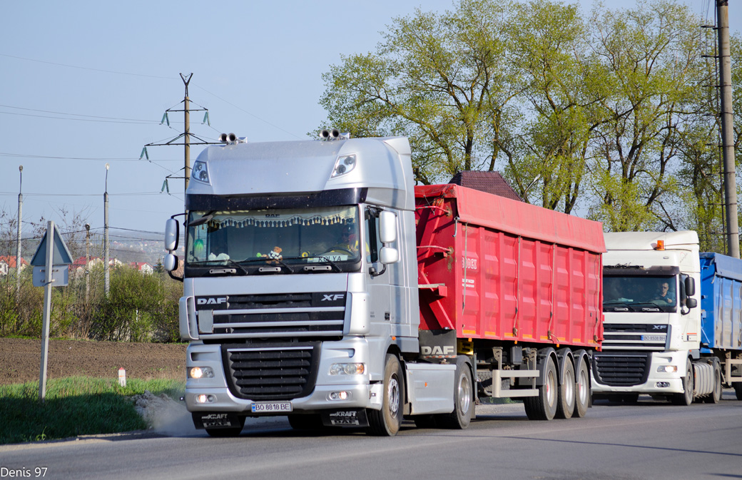 Тернопольская область, № ВО 8818 ВЕ — DAF XF105 FT