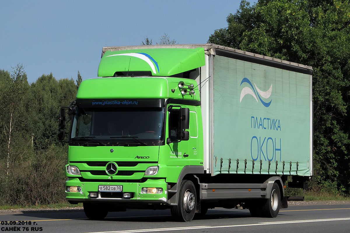 Московская область, № Е 582 ОВ 50 — Mercedes-Benz Atego 1224