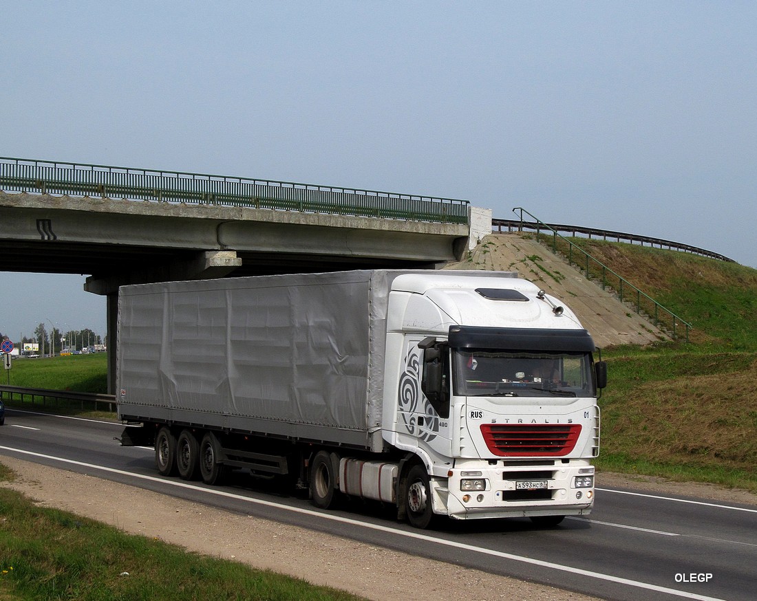 Смоленская область, № А 593 НС 67 — IVECO Stralis ('2002) 430