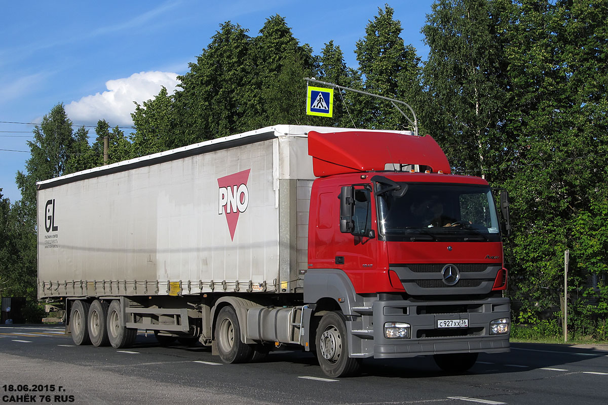 Воронежская область, № С 927 ХХ 36 — Mercedes-Benz Axor 1840 [Z9M]