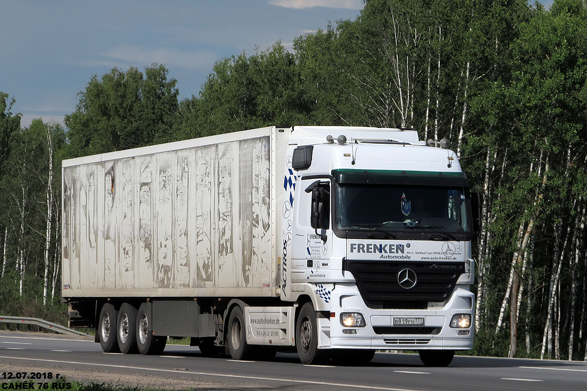 Москва, № В 819 РН 777 — Mercedes-Benz Actros ('2003) 1844