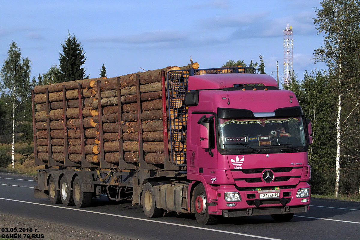 Московская область, № Т 317 АР 50 — Mercedes-Benz Actros ('2009) 1841