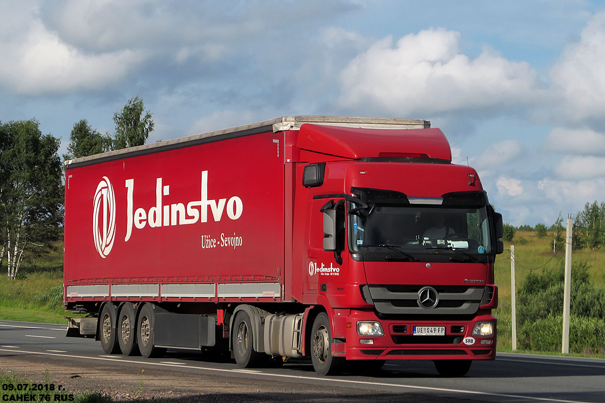 Сербия, № UE 049-FP — Mercedes-Benz Actros ('2009) 1844