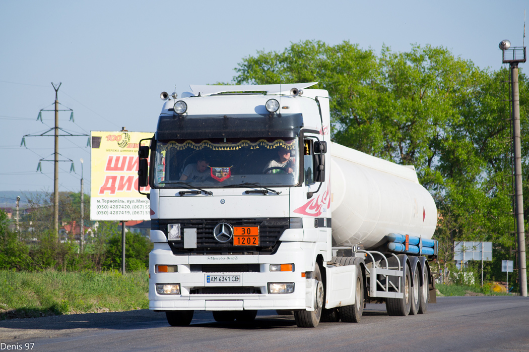 Житомирская область, № АМ 6341 СВ — Mercedes-Benz Actros ('1997) 1843