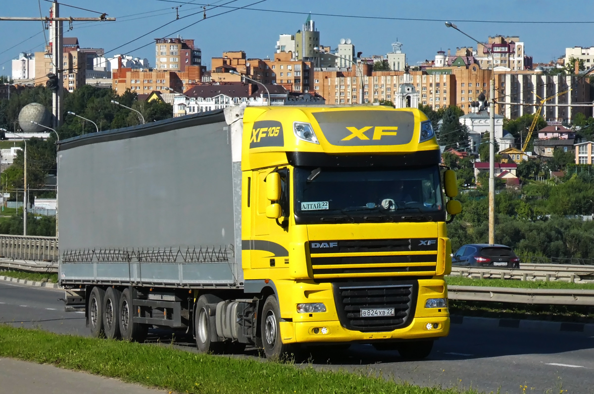 Алтайский край, № В 824 ХВ 22 — DAF XF105 FT