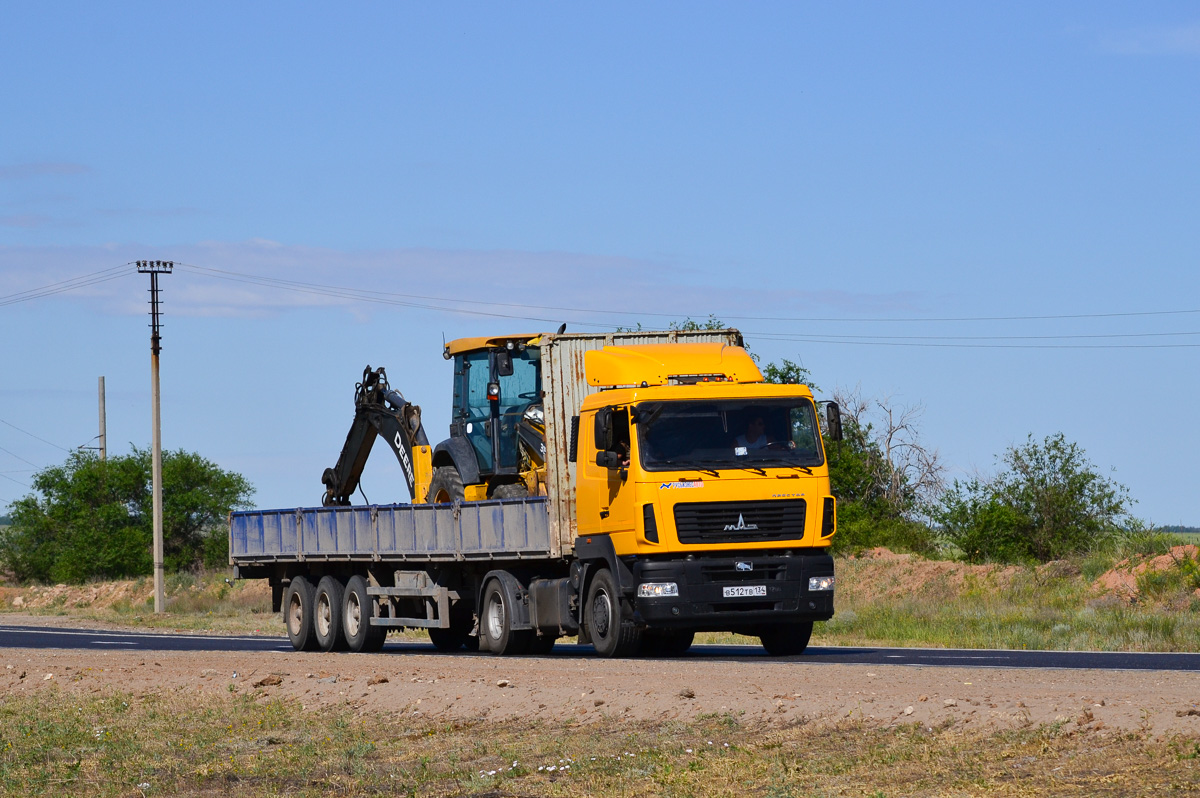 Волгоградская область, № В 512 ТВ 134 — МАЗ-5440B5