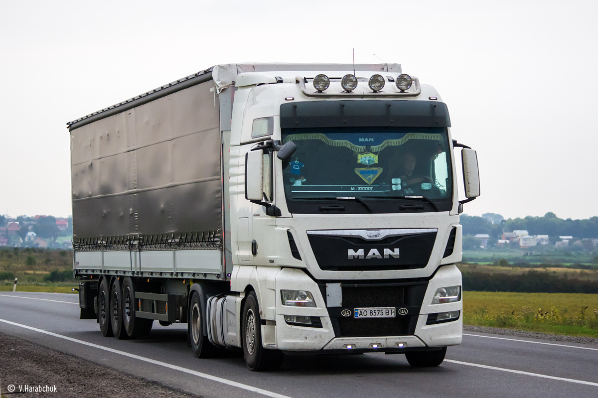 Закарпатская область, № АО 8575 ВІ — MAN TGX ('2012) 18.440