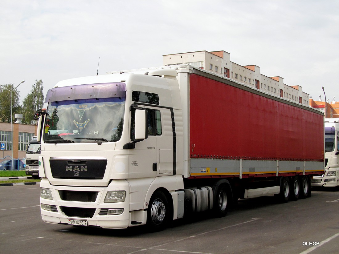 Минск, № АК 6280-7 — MAN TGX ('2007) 18.440