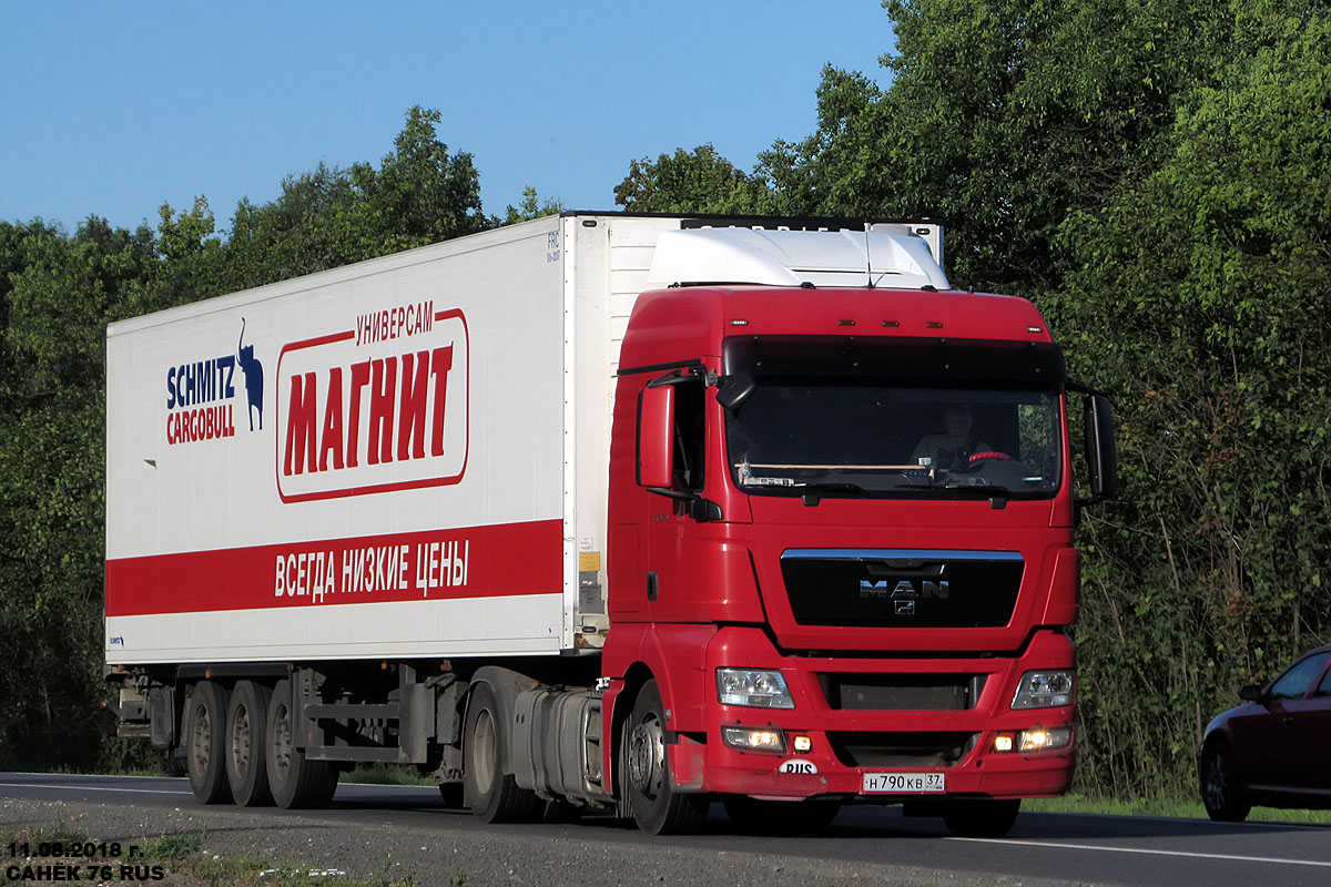 Ивановская область, № Н 790 КВ 37 — MAN TGX ('2007) 18.360