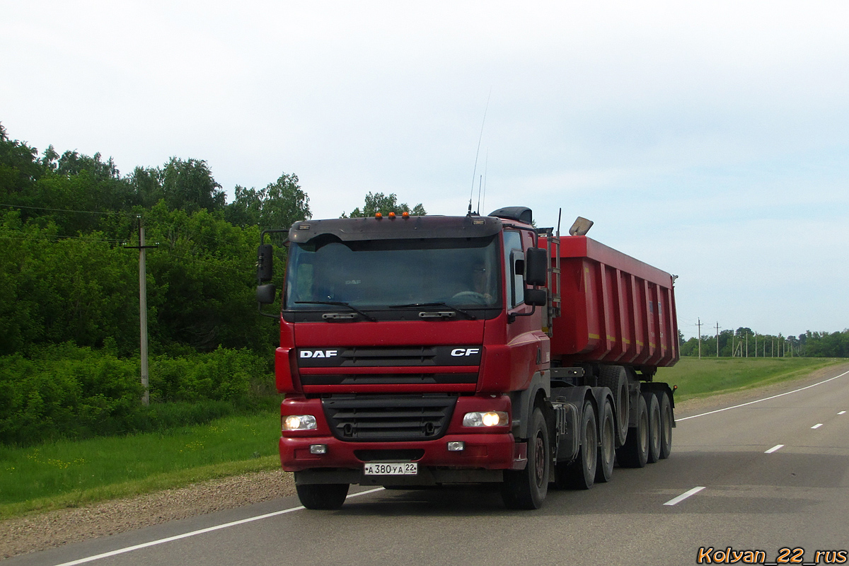 Алтайский край, № А 380 УА 22 — DAF CF85 FTT