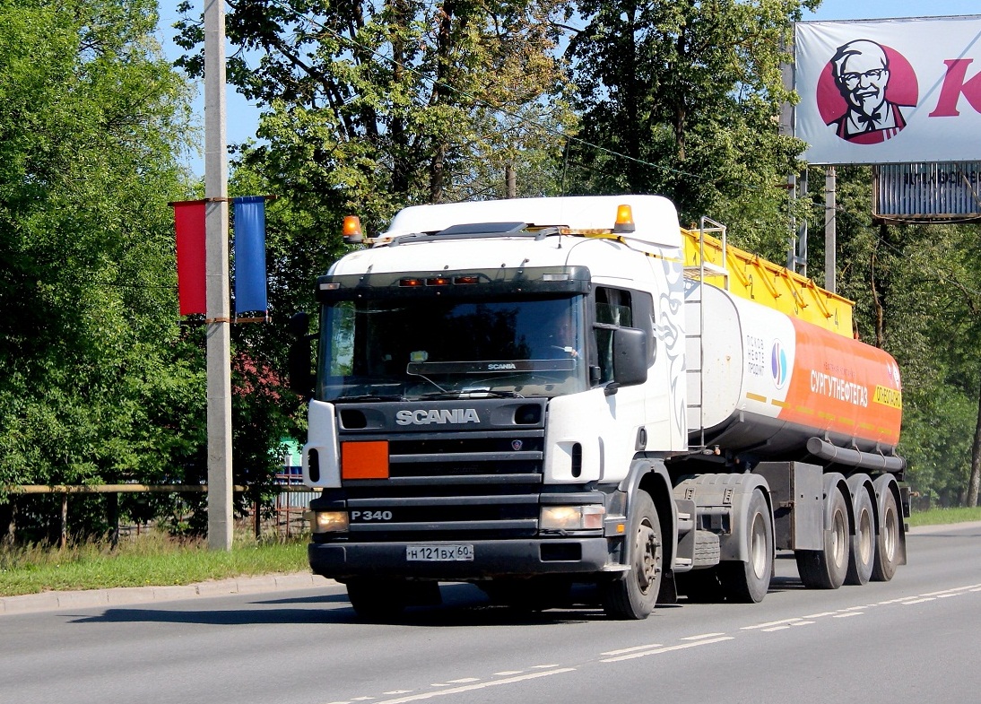 Псковская область, № Н 121 ВХ 60 — Scania ('1996) P114G