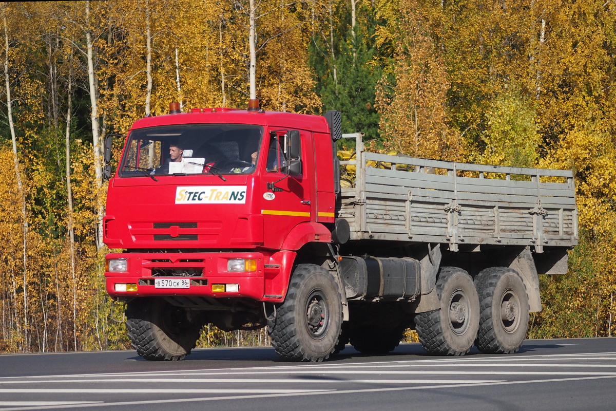 Ханты-Мансийский автоном.округ, № В 570 СК 86 — КамАЗ-65225 [652250]