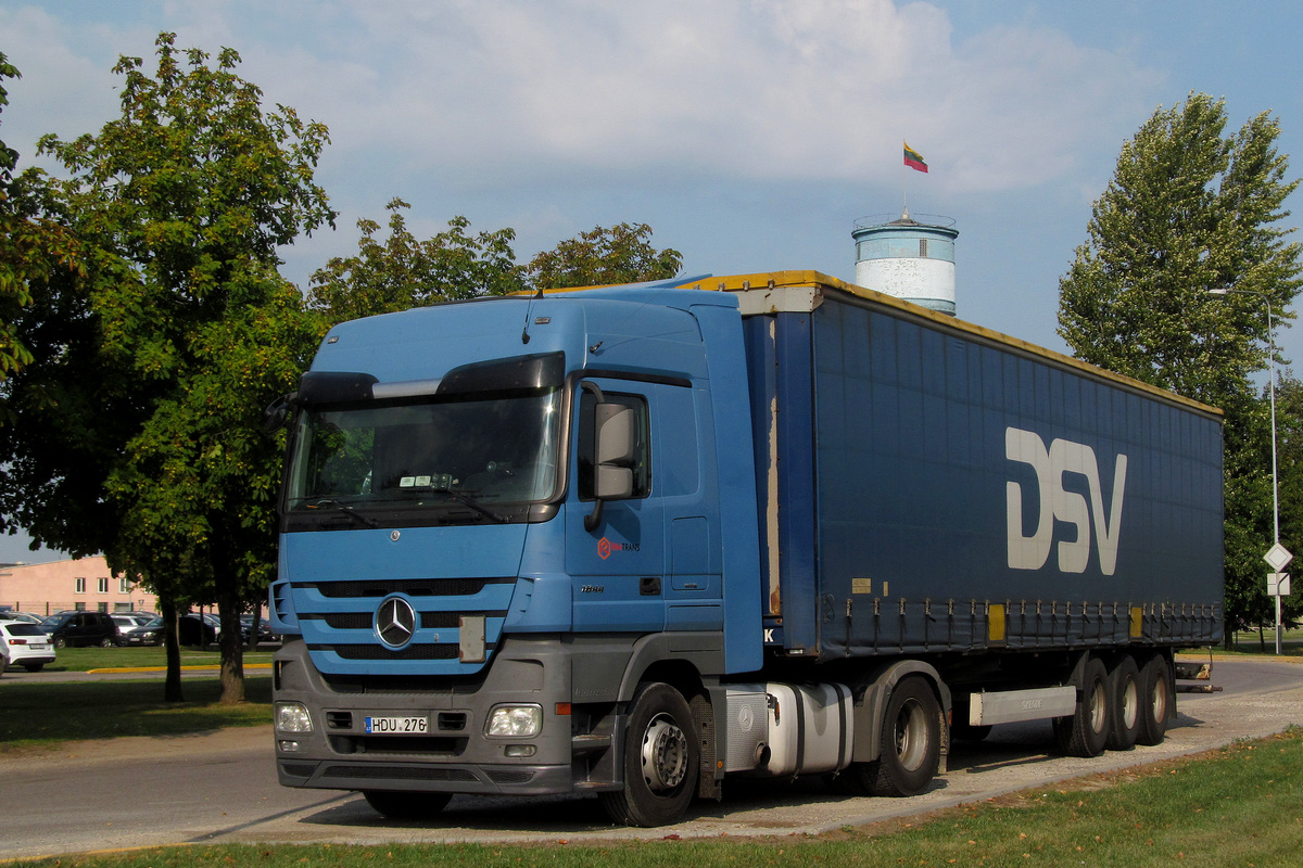 Литва, № HDU 276 — Mercedes-Benz Actros ('2009) 1844