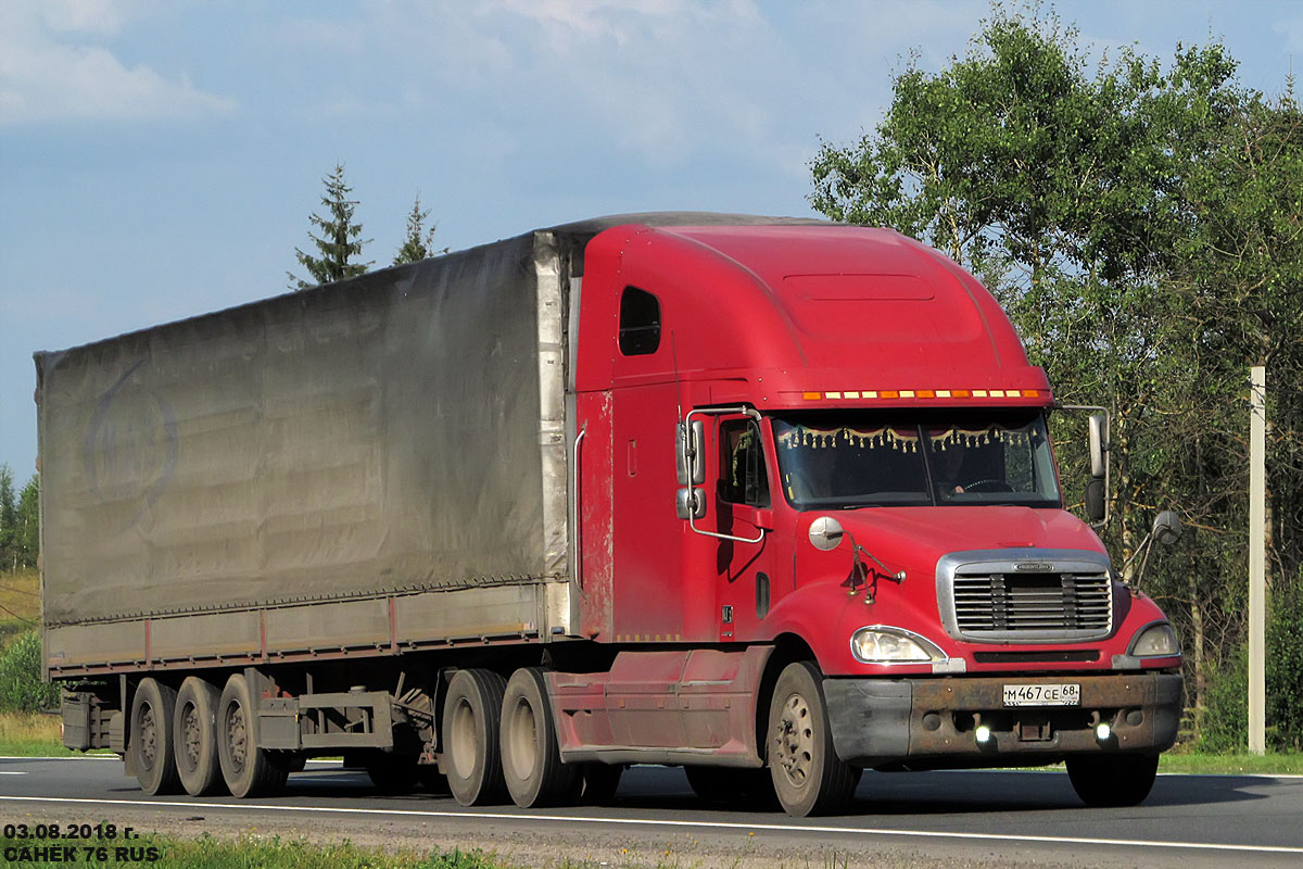 Тамбовская область, № М 467 СЕ 68 — Freightliner Columbia