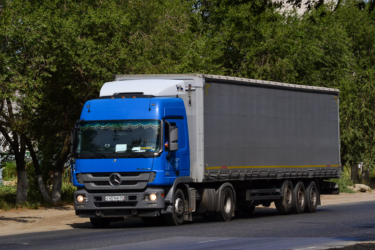 Волгоградская область, № С 451 МР 34 — Mercedes-Benz Actros ('2009) 1841