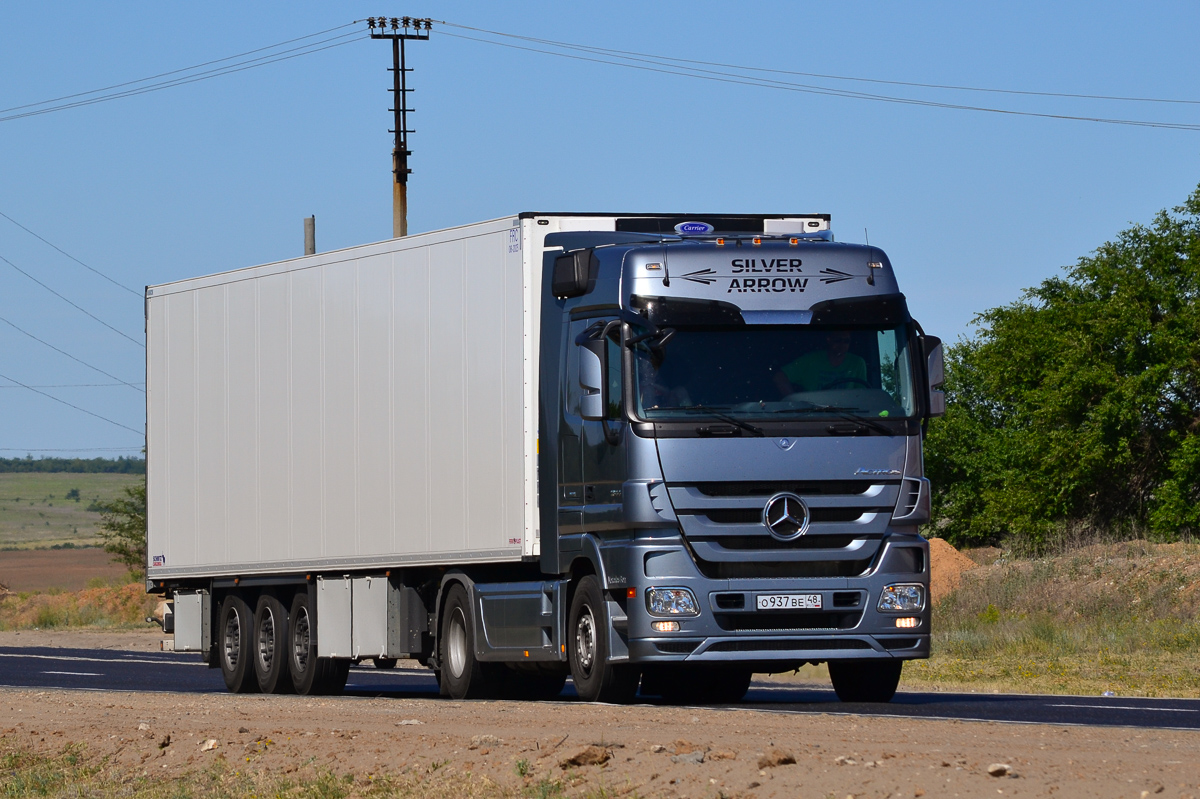 Липецкая область, № О 937 ВЕ 48 — Mercedes-Benz Actros ('2009) 1844