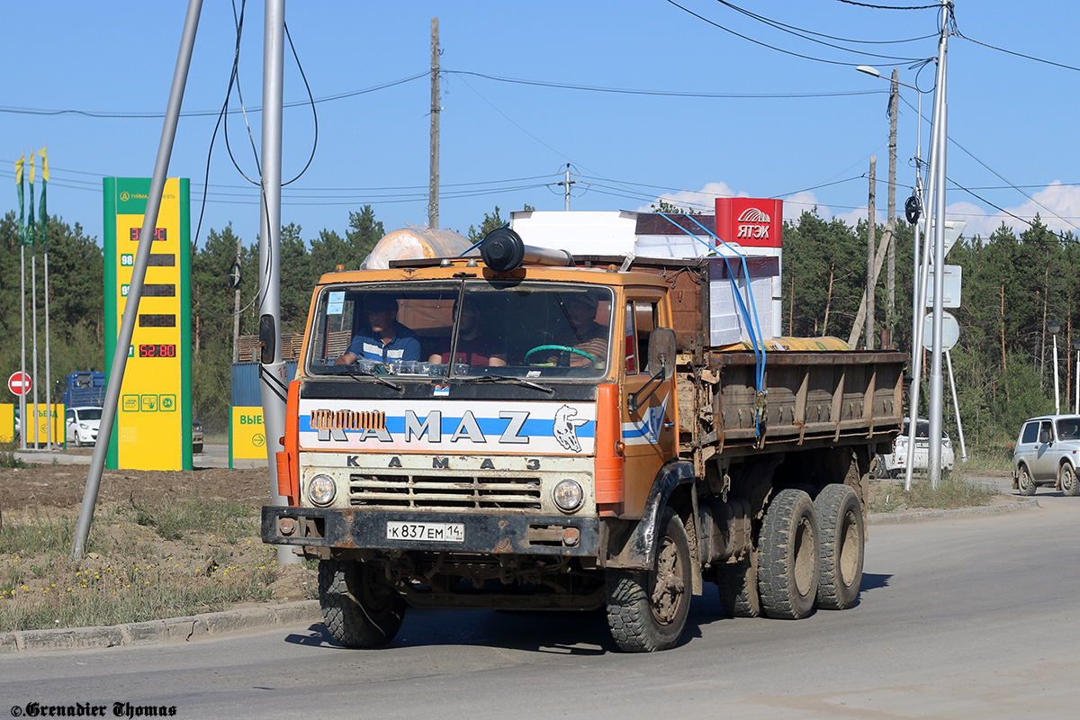 Саха (Якутия), № К 837 ЕМ 14 — КамАЗ-5320