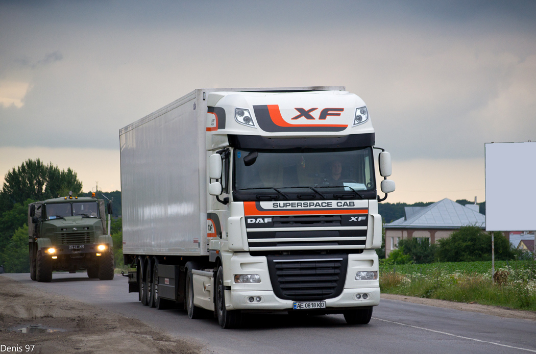 Днепропетровская область, № АЕ 0818 КО — DAF XF105 FT